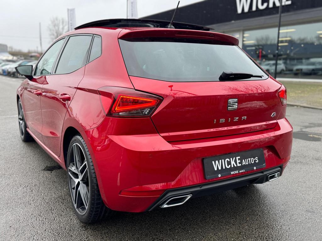 Seat Ibiza 1.0 TSI FR 116 PK DSG Panorama Navi Camera Leder, Auto's, Gebruikt, 580 kg, 1072 kg, Bedrijf