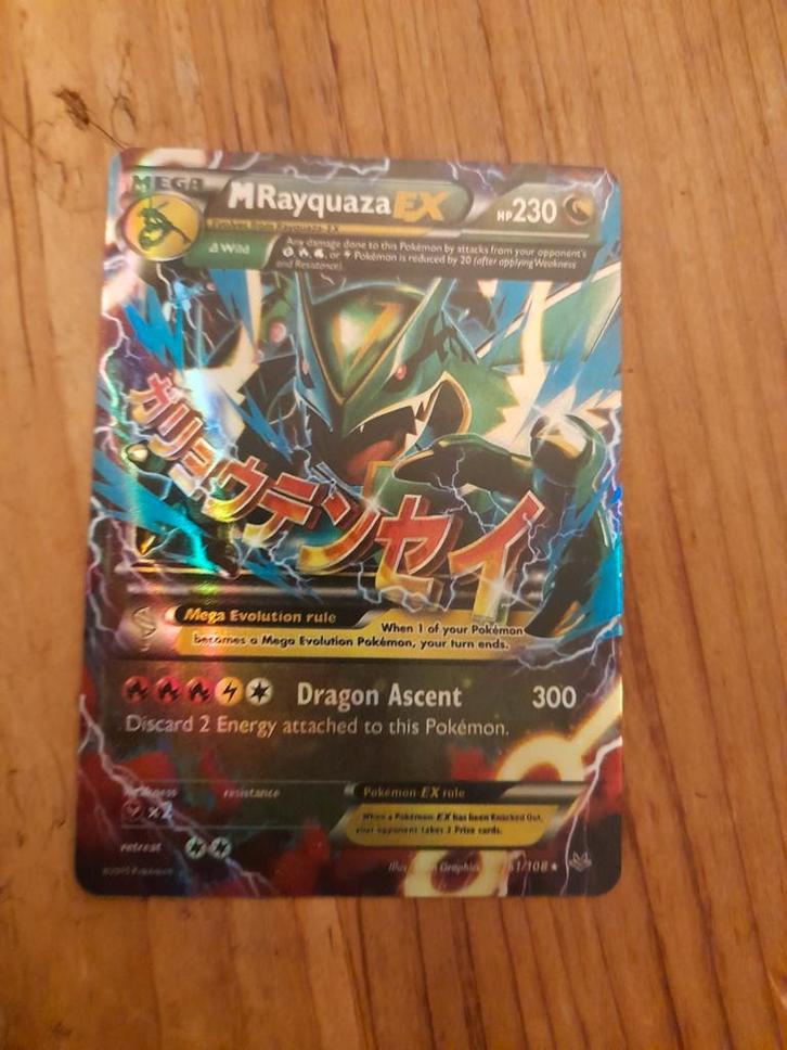 Pokémon Kaarten: M Rayquaza EX & Charizard GX, Hobby en Vrije tijd, Verzamelkaartspellen | Pokémon, Zo goed als nieuw, Meerdere kaarten