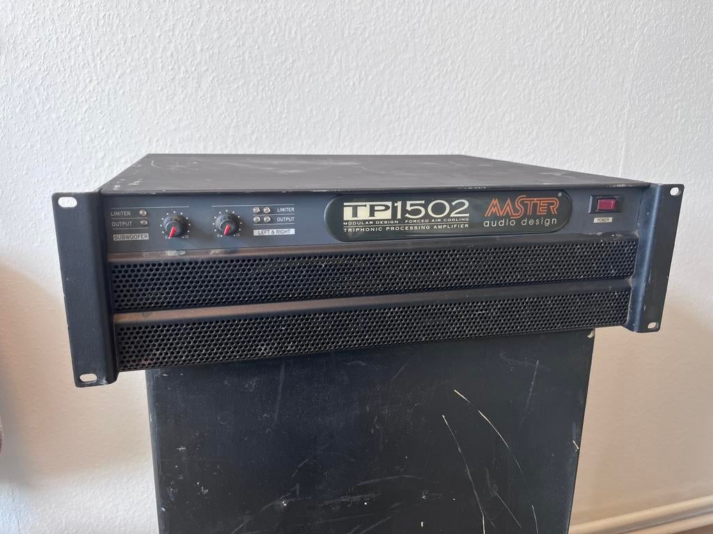 Master Audio AMATE TP1502 2.1 versterker - Goed werkend, Ophalen of Verzenden, Gebruikt, Minder dan 500 watt, P.A.