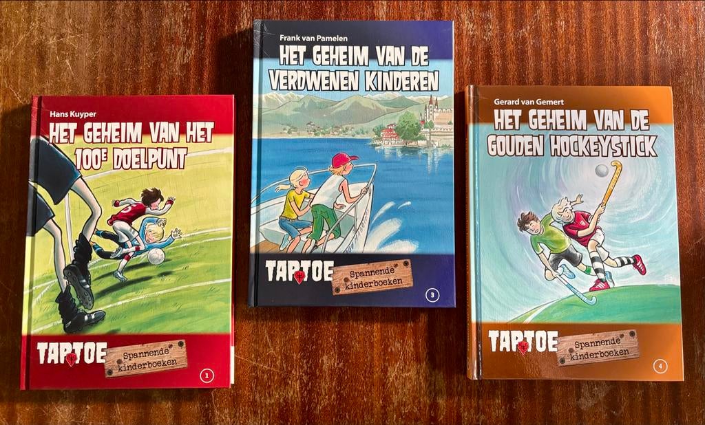 Taptoe spannende kinderboeken - 3 delen, Boeken, Ophalen of Verzenden, Nieuw, Fictie algemeen
