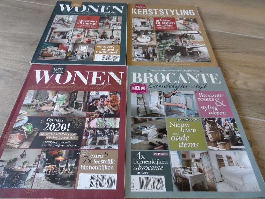 Tijdschriften - Wonen Landelijke stijl., Boeken, Ophalen of Verzenden, Gelezen, Overige typen