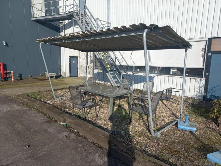 schaeffer afdak unit - ideaal voor opslag of beschutting, Tuin en Terras, Overkappingen, Gebruikt, Overige typen, Ophalen of Verzenden