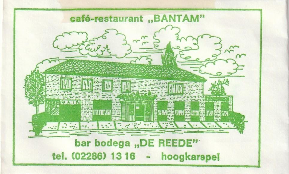 Suikerzakje #831 : Bantam - De Reede Hoogkarspel, Verzenden, Nederland