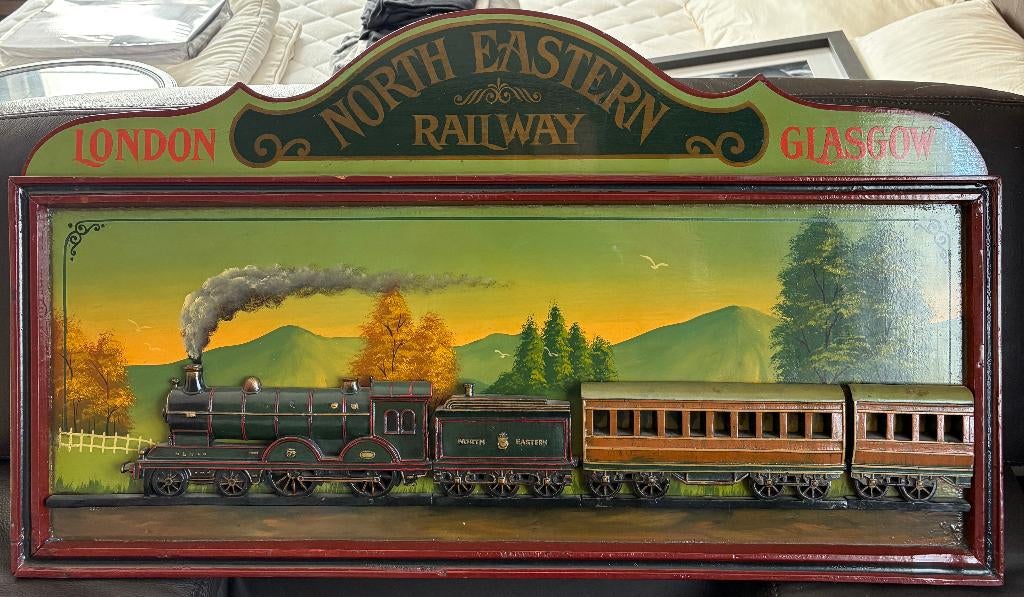 North eastern railay kader hout trein, Ophalen