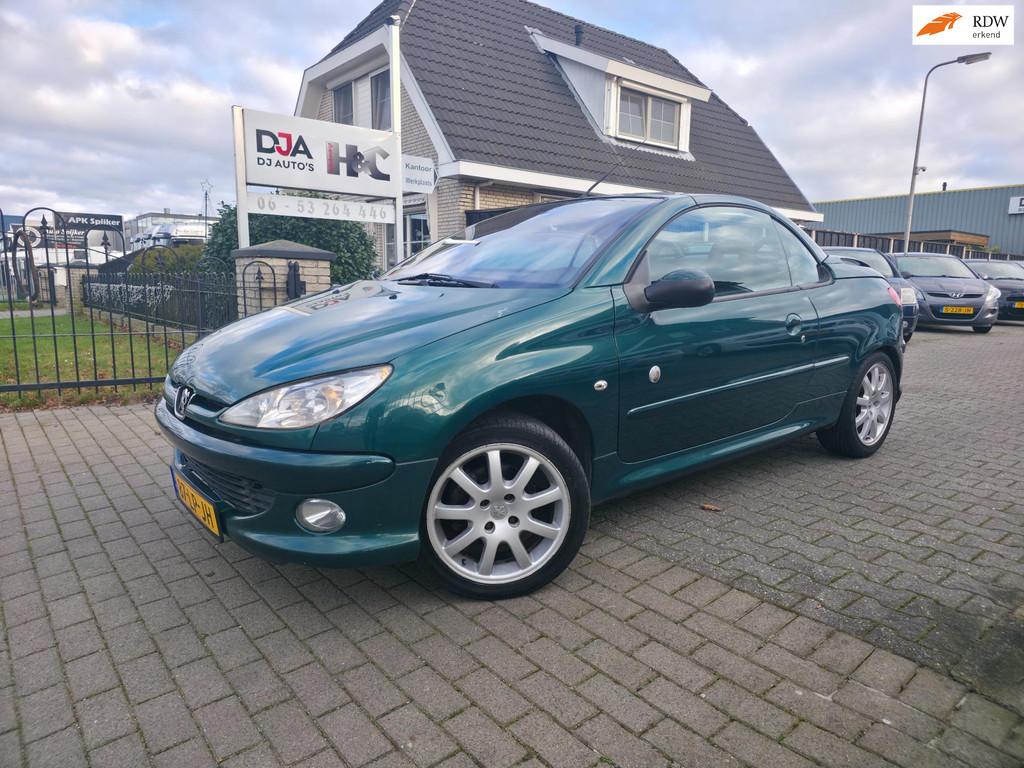 Peugeot 206 CC 1.6-16V Roland Garros, Voorwielaandrijving, 4 cilinders, Cabriolet, 4 stoelen