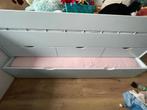 Kinderbed met 3 laden en uitschuifbaar logeerbed, 85 tot 100 cm, Gebruikt, Ophalen of Verzenden, Hoogslaper of Stapelbed