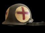KL M1 helm “US Red Cross medical helmet”, Ophalen of Verzenden, Landmacht, Amerika, Embleem of Badge
