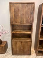 VOORRAAD CHEFMEUBEL VAKKENKAST MANGO WALNUT KLEUR 649 SALE !, Ophalen, Bruin, Nieuw, Modern