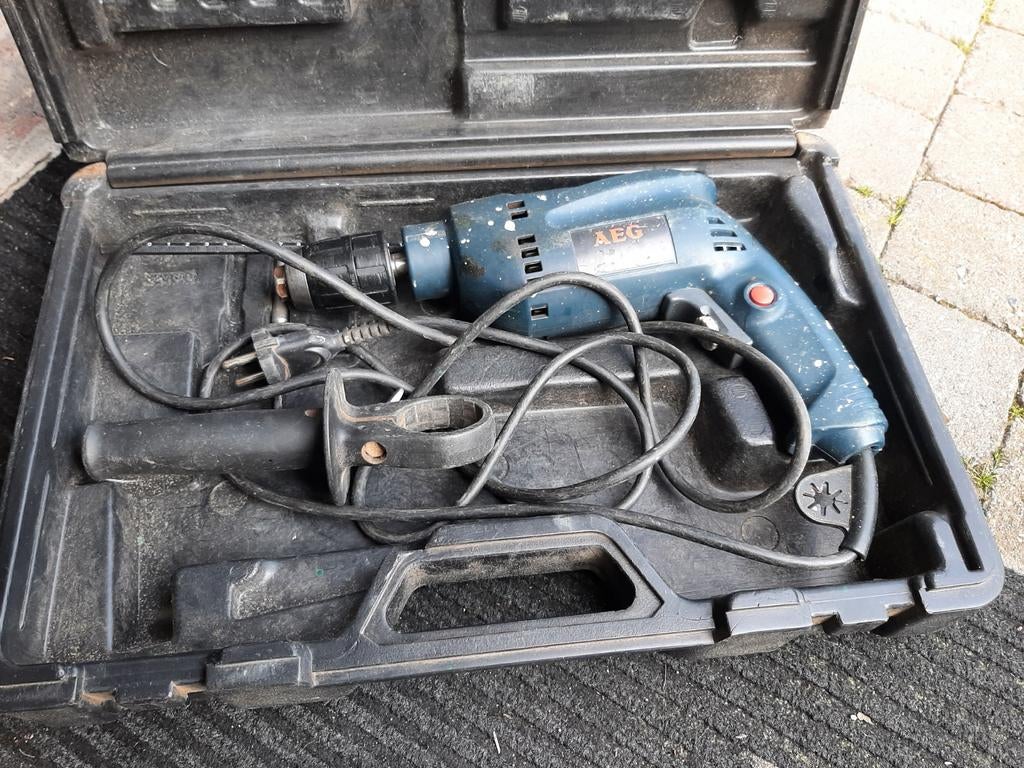 Boormachine AEG, Doe-het-zelf en Verbouw, Ophalen, Boormachine