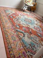 Vloerkleed 200x300 oranje Perzische stijl – Rugvista Leia, Huis en Inrichting, Ophalen, Gebruikt, Modern vloerkleed Perzisch look • warm oranje • 200x300