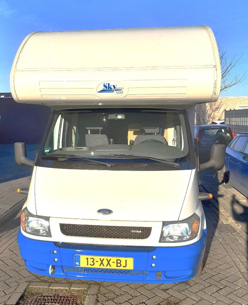 FORD RIMOR CAMPER 6Pers., BJ 2005 (BTW auto), Caravans en Kamperen, Luifel, Standaard zit, Alkoof, Ringverwarming