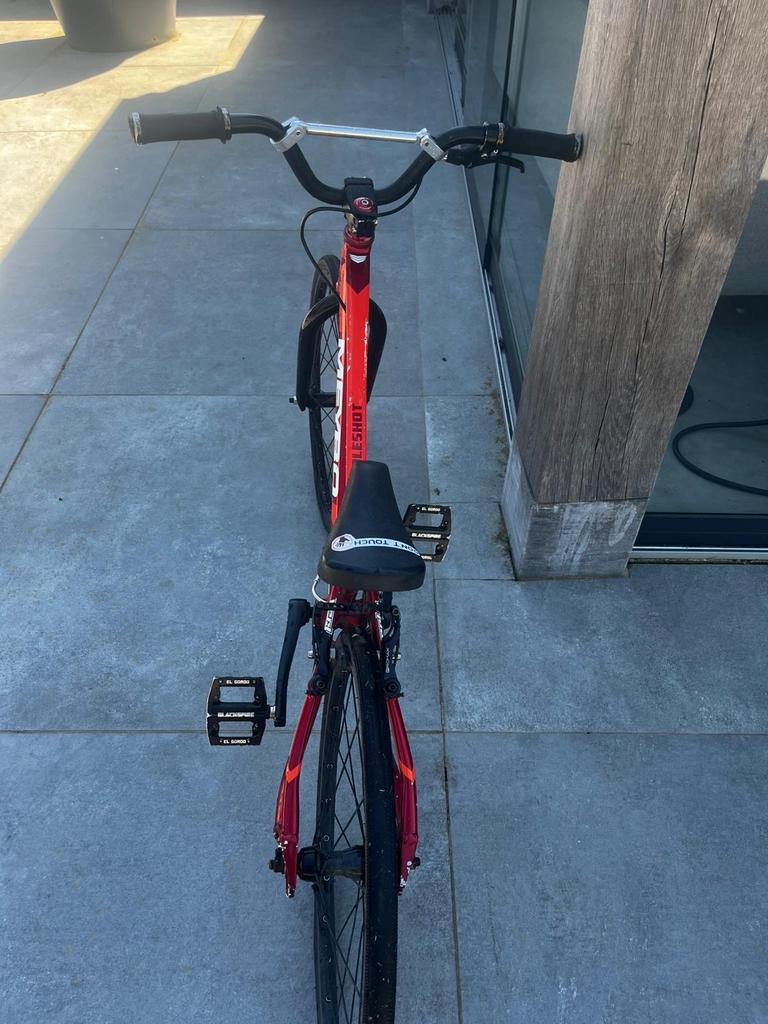 Meybo Holeshot 20 inch BMX Racefiets, Fietsen en Brommers, Fietsen | Crossfietsen en BMX, Ophalen, Velgrem, V-brakes, Aluminium