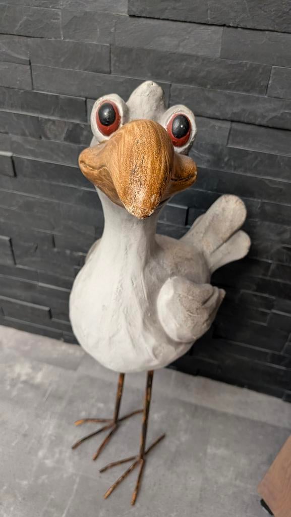 Decoratieve zeemeeuw, Gebruikt, Verzenden, Overige stijlen, Wit