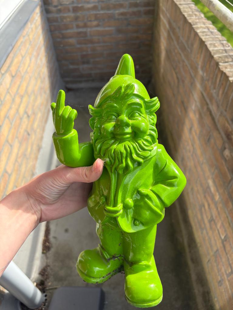 Stoobz kabouter, Ophalen, Zo goed als nieuw, Kunststof, Tuinkabouter