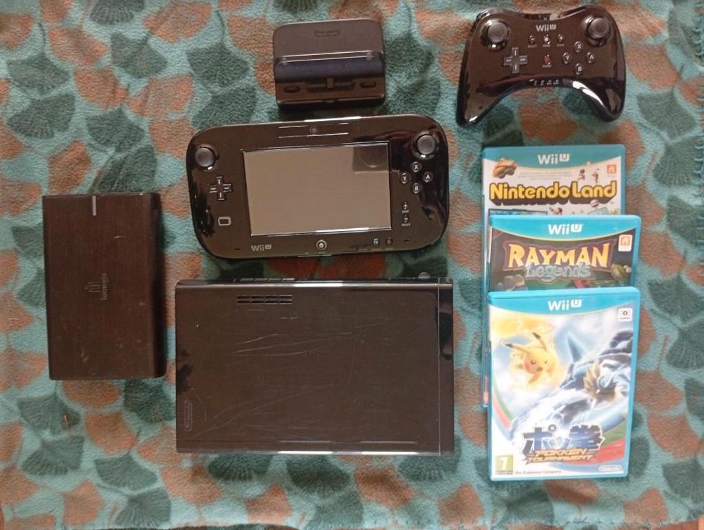 Wii U met harde schijf, veel games en pro controller!, Ophalen of Verzenden, Gebruikt, Met 2 controllers, Met harde schijf