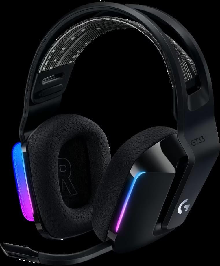 Logitech G733 Gaming headset, Computers en Software, Headsets, Gebruikt, Logitech, Mute-functie, Ophalen of Verzenden