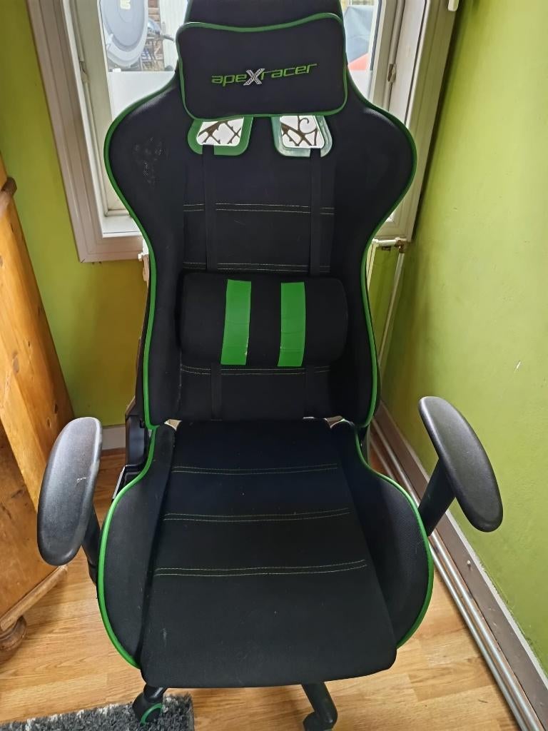 gamestoel bureaustoel, Ophalen, Gebruikt, Zwart, Gaming bureaustoel