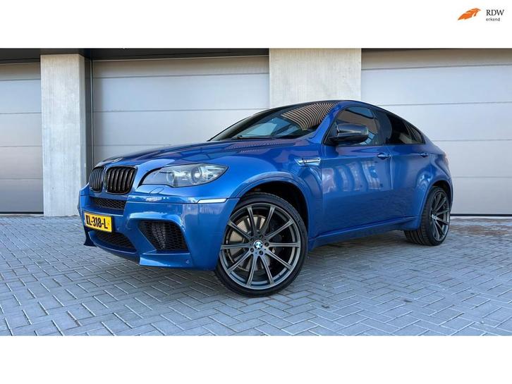 BMW X6 4.4i M 2009 AVUS BLAUW/UNIEK/MULTI MEDIA/MOOIE COMBI/, Auto's, BMW, Bedrijf, Te koop, X6, 4x4, ABS, Airbags, Airconditioning