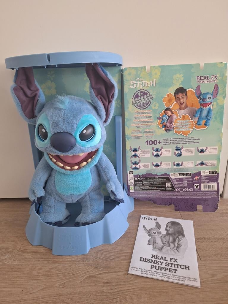 Disney Stitch Handpop - Beweegt, maakt geluid., Ophalen, Disney, Disney, Overige typen