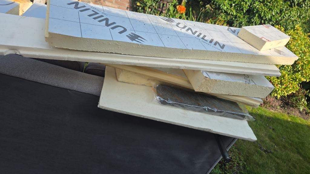 Isolatieplaten en steenwol - Isolatiemateriaal, Doe-het-zelf en Verbouw, Isolatie en Afdichting, Ophalen of Verzenden, Steenwol