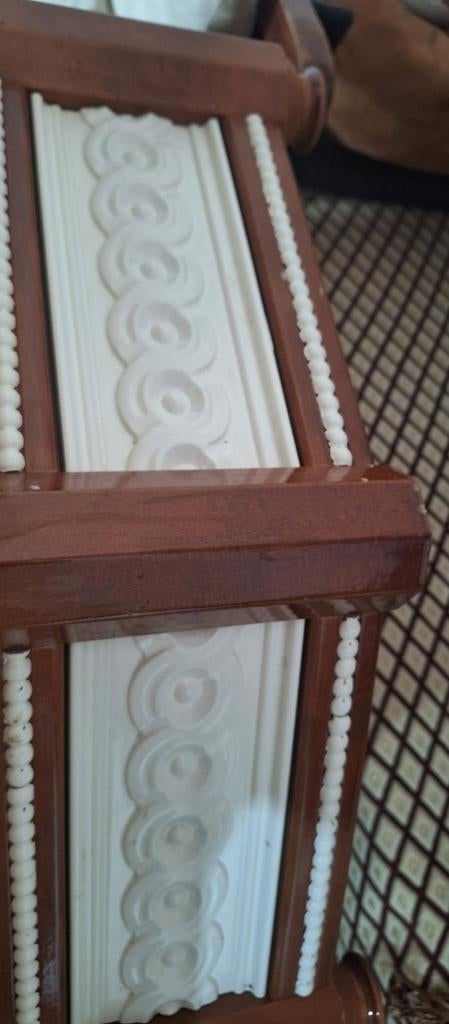 Massief houten Marokkaanse tafel sedarih, Huis en Inrichting, Tafels | Eettafels, Gebruikt, 50 tot 100 cm, Overige vormen, Overige houtsoorten