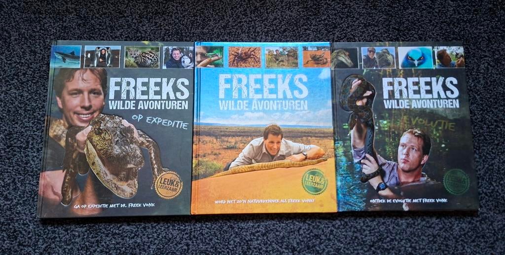 3x Freeks Wilde Avonturen Boeken, Ophalen, Gelezen, Freek Vonk