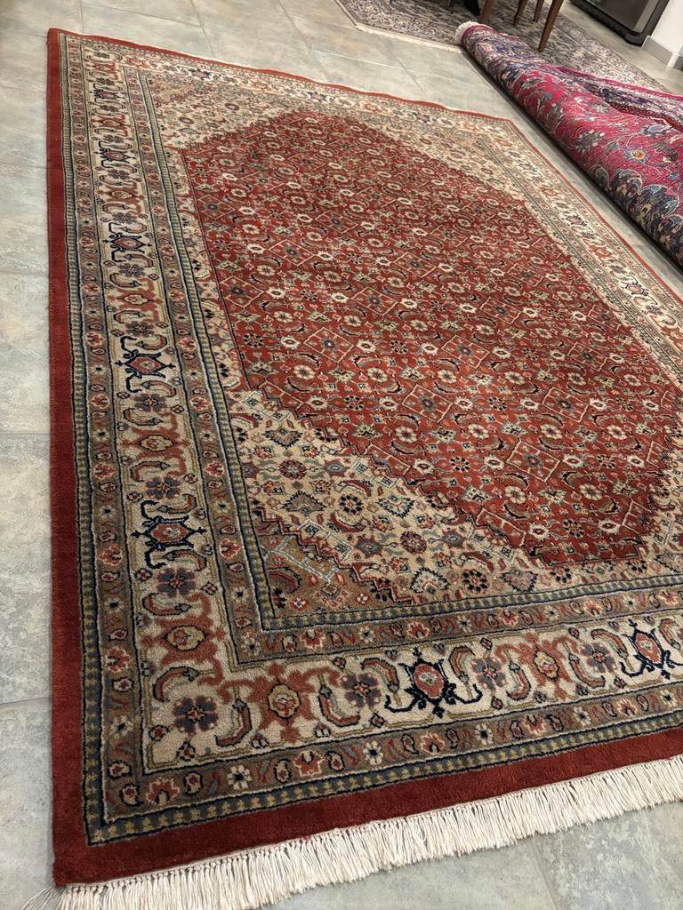 Prachtig Handgeknoopt Perzisch Tapijt (Tabriz), Ophalen, 150 tot 200 cm, 200 cm of meer, Zo goed als nieuw
