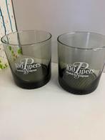 100 pipers whisky glazen set van 2 glazen, Ophalen of Verzenden, Nieuw, Borrel- of Shotglas
