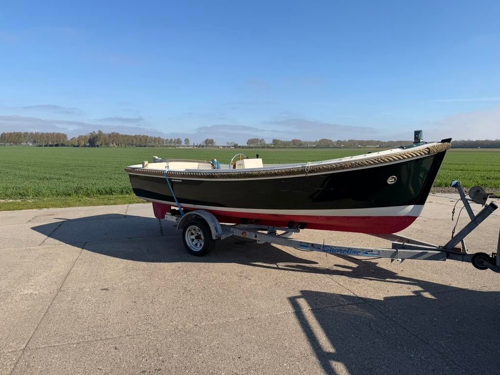 Van Wijk 530 sloep, Ophalen, 10 tot 30 pk, Gebruikt, Binnenboordmotor