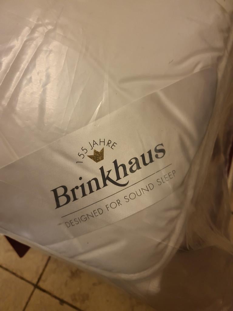 Dekbed Brinkhaus 135/220cm, Wit, Ophalen of Verzenden, Deken of Dekbed, Nieuw