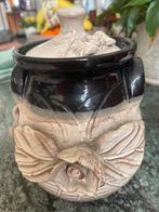 Handgemaakte Griekse pot met deksel, Ophalen