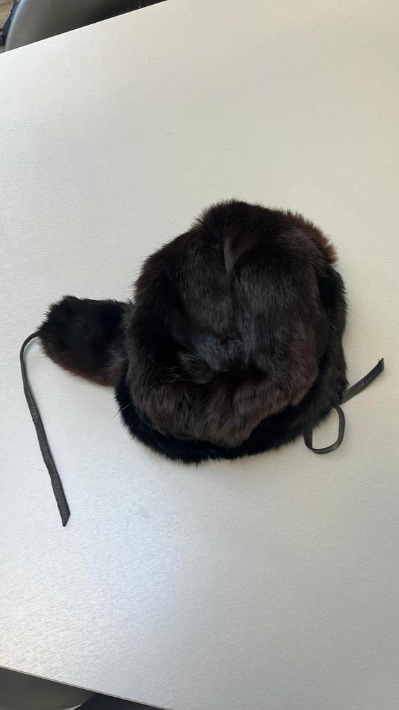 Muts bont met oorflappen, Ophalen of Verzenden, Zo goed als nieuw, Overige maten, Muts