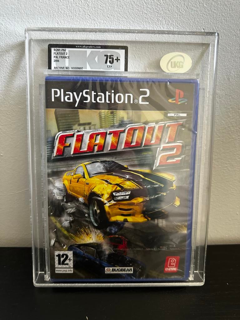 FlatOut 2 PS2 - Sealed & Graded UKG 75+ EX+, Spelcomputers en Games, Games | Sony PlayStation 2, Nieuw, Racen en Vliegen, 2 spelers