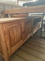 Teak houten dressoir - 2 meter, Huis en Inrichting, Kasten | Dressoirs, Ophalen, Gebruikt, 150 tot 200 cm, Teakhout