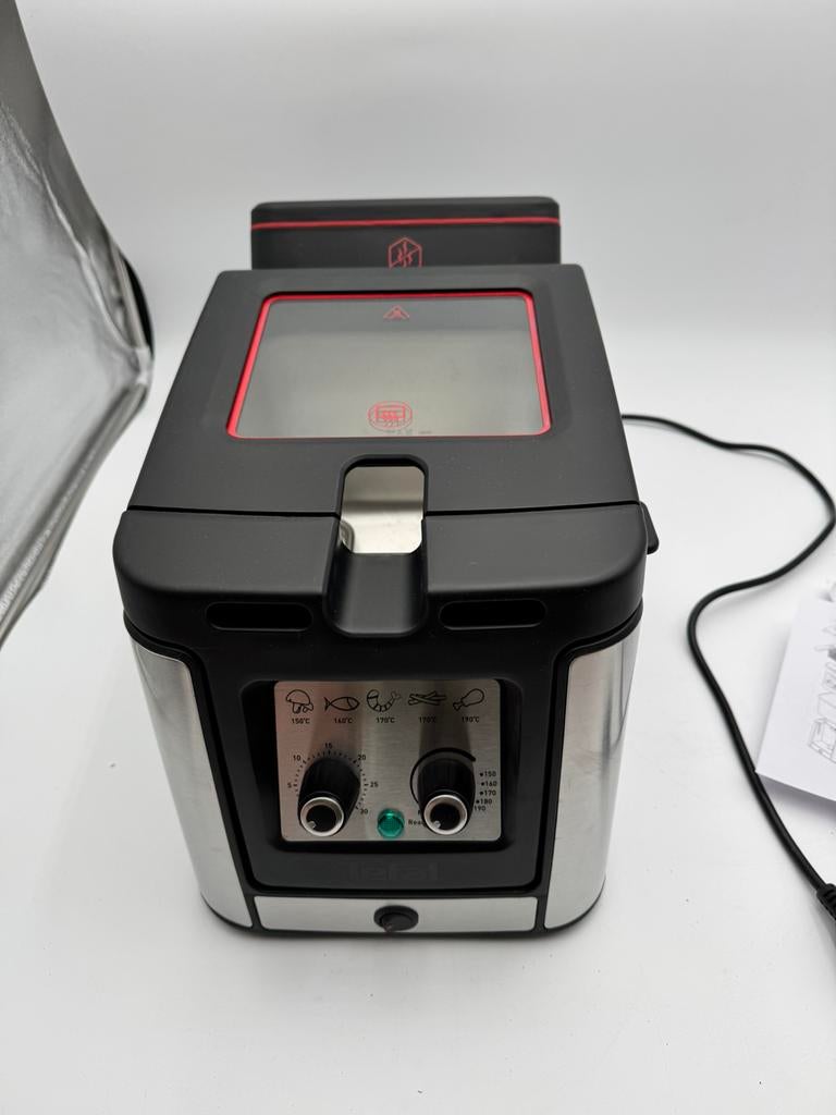 Tefal clear duo frituurpan, 2 tot 3 liter, Ophalen of Verzenden, Zo goed als nieuw