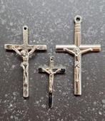 Crucifix hangers, vintage, Ophalen of Verzenden, Zilver, Overige materialen