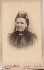 CDV - A.F.H. Harms - Zylweg 75 -Haarlem -Fraaie Muts, Gebruikt, Verzenden, Foto, Klederdracht
