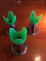 ALESSI 3 eierdopjes uit de KingKong designstudio, Ophalen of Verzenden, Zo goed als nieuw