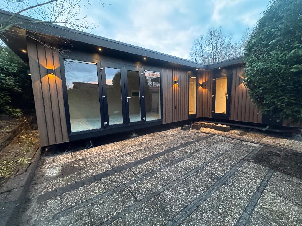 Te koop: afbouwklaar chalet recreatiepark Arlerstrand Putten, Caravans en Kamperen, Stacaravans, Tot en met 2
