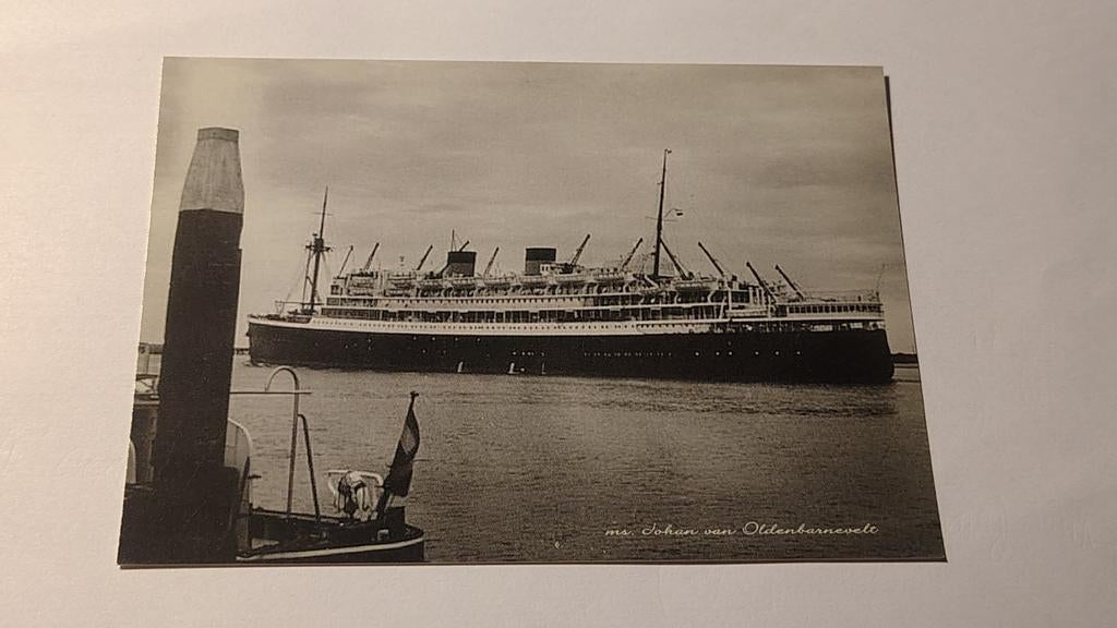 Schepen OPLAGE SLECHTS 10 ex. ms. Johan van Oldenbarnevelt, Verzamelen, Ophalen of Verzenden, 1980 tot heden, Voertuig