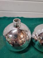 -	Flessen kogel model zilver glas, Ophalen of Verzenden, 'T Olde Gre-j, Info@toldegrej.nl, Endepoelstraat 20f Didam