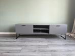 Tenzo Mello TV-Meubel Grijs - Zo Goed Als Nieuw, 150 tot 200 cm, Ophalen of Verzenden, Zo goed als nieuw, Minder dan 100 cm