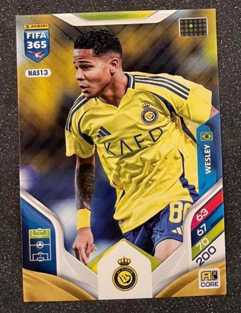 Panini Fifa365 2026    WESLEY    AL-NASSR, Verzenden, Zo goed als nieuw, Plaatje