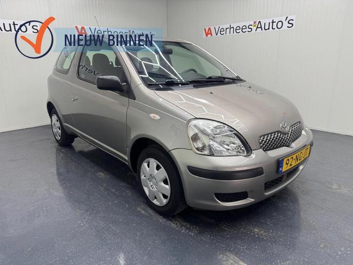 Toyota Yaris 1.0 VVT-i Terra MMT (bj 2003, automaat), Auto's, Toyota, Bedrijf, Te koop, Yaris, ABS, Airbags, Alarm, Metallic lak