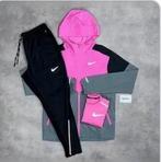 Zwart roze Nike Miller pak - Hardloopset, Kleding | Dames, Sportkleding, Ophalen of Verzenden, Zo goed als nieuw, Zwart, Hardlopen of Fietsen