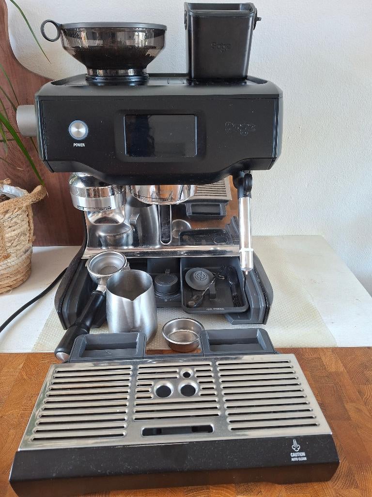 Sage the Oracle Touch (+gratis waterfilter), Afneembaar waterreservoir, Gebruikt, Espresso apparaat, Koffiebonen