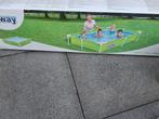 Zwembad bestway 2,21 bij 151 43cm uitschuifbaar zeef steel, Ophalen, Gebruikt, Opzetzwembad, Rechthoekig
