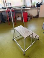 Aluminium steiger trap voor magazijn, Ophalen, Zo goed als nieuw, Aluminium