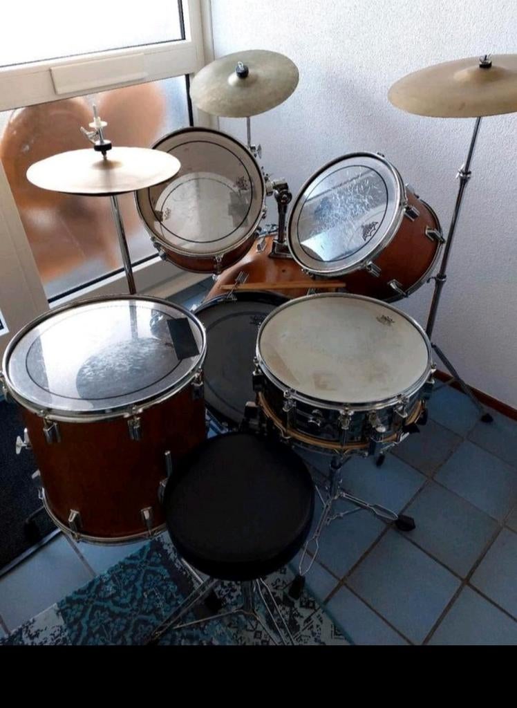 Twee volledige drumkits waaronder Yamaha 5 kit, Ophalen, Gebruikt, Yamaha