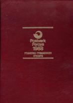 FAROER 1988 Jaar Boek met zwartdruk, hard cover edition., Verzenden, Denemarken, Postfris